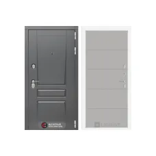 Входная дверь labirint Платинум 13 Грей софт