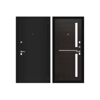 Входная дверь CLASSIC шагрень черная 02 Венге