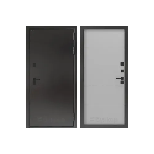 Входная дверь с терморазрывом BN-10 ФЛ-649 Лайт грей софт