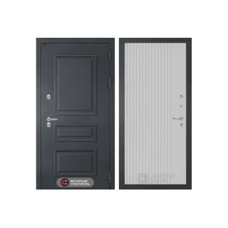 Входная дверь Атлантик 29 - Белый рельеф софт